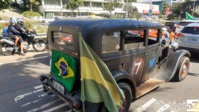 Jundiaí tem manifestação em apoio a Bolsonaro