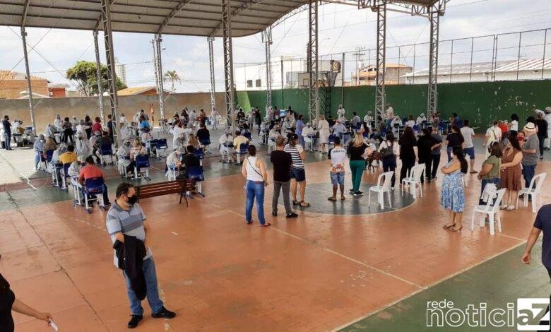 Cidade do Interior paulista realiza vacina em massa contra a Covid-19