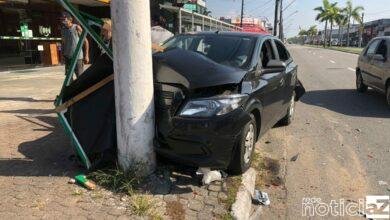 Jundiaí lidera casos de colisões de carros contra postes