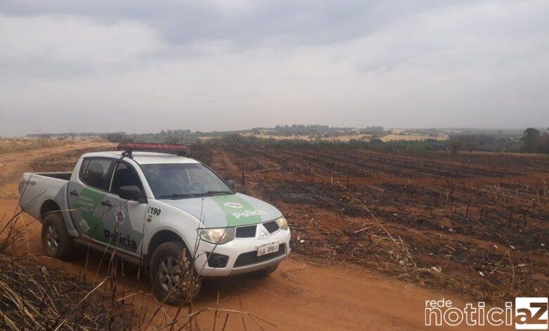 Área queimada rende multa de quase R$ 70 mil