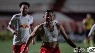 Bragantino vence o Atlético-GO e segue na liderança do Brasileirão