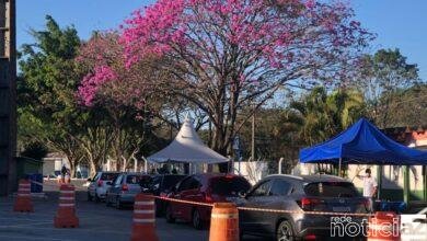 Mais um drive-thru da vacina é realizado em Campo Limpo