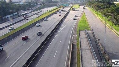 Condições de tráfego no Sistema Anhanguera-Bandeirantes