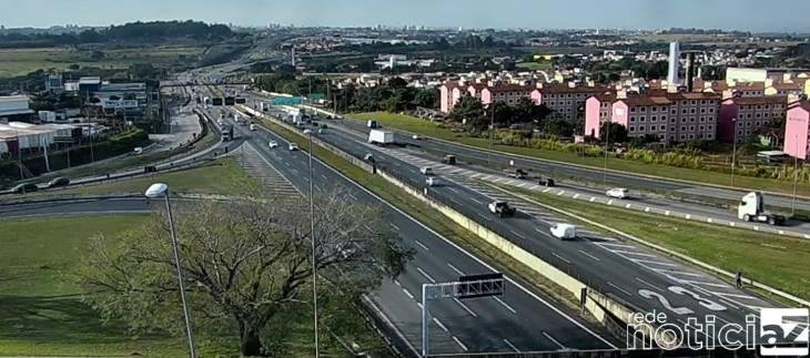 Condições de tráfego no Sistema Anhanguera-Bandeirantes