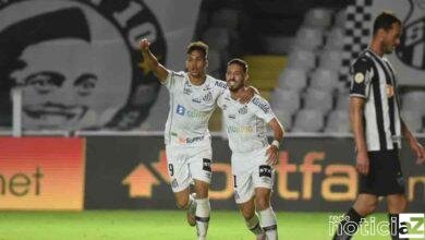 O Santos derrotou o Atlético-MG por 2 a 0, na noite do domingo (27) no estádio da Vila Belmiro, e assumiu a 6ª posição do Campeonato Brasileiro com 11 pontos.