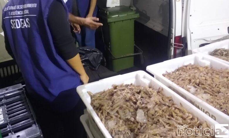 Ambiental: 5 ton de camarão são apreendidas e multa superior a R$ 400 mil é aplicada