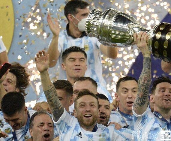 Argentina supera o Brasil e é campeã da Copa América