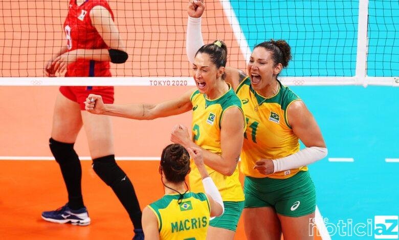 No vôlei olímpico, o Brasil consegue classificações na praia e nas quadras