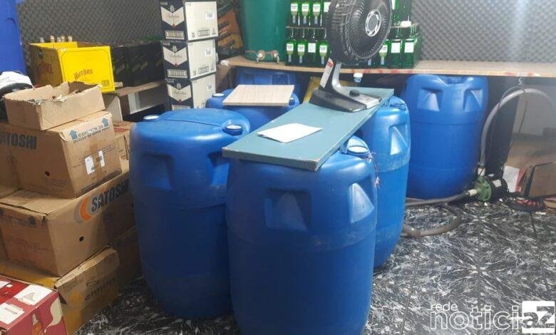Polícia acaba com fabrica clandestina e apreende 3 mil litros de bebidas alcoólicas