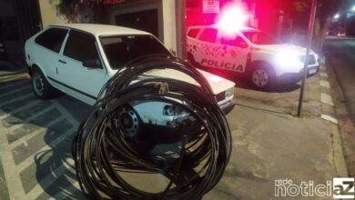 Jovem furta cabos de energia em Cabreúva e vai preso