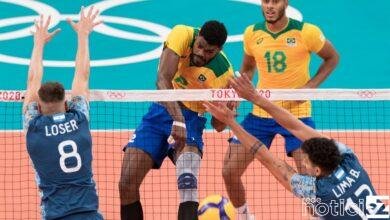 Na raça, Brasil vira sobre a Argentina e vence no vôlei