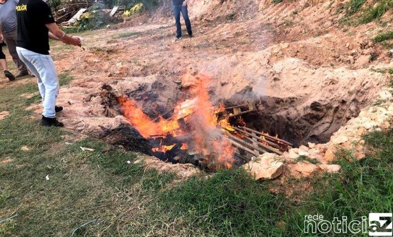 Polícia Civil incinera grande quantidade de drogas