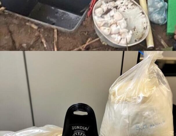 Guarda de Jundiaí encontra cocaína enterrada em matagal