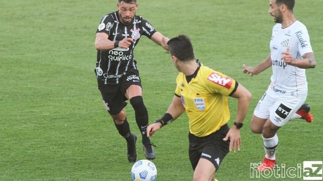Santos e Corinthians ficam no empate sem gols pelo Brasileirão