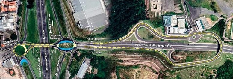 Trevo do Burck, em Louveira, vai passar por obras