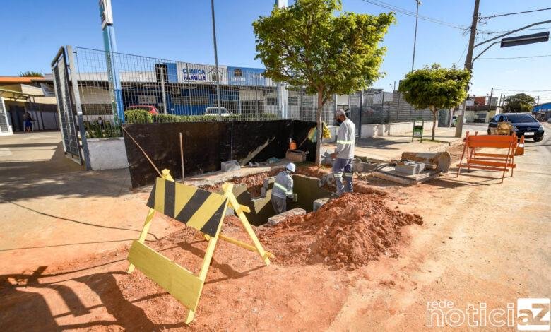 Avenida de Jundiaí recebe instalações de bocas de lobo