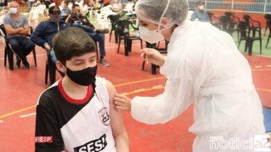 Campo Limpo Paulista vacina adolescentes com 12 anos ou mais