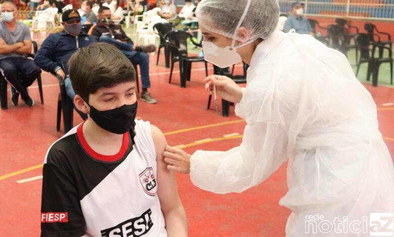 Campo Limpo Paulista vacina adolescentes com 12 anos ou mais
