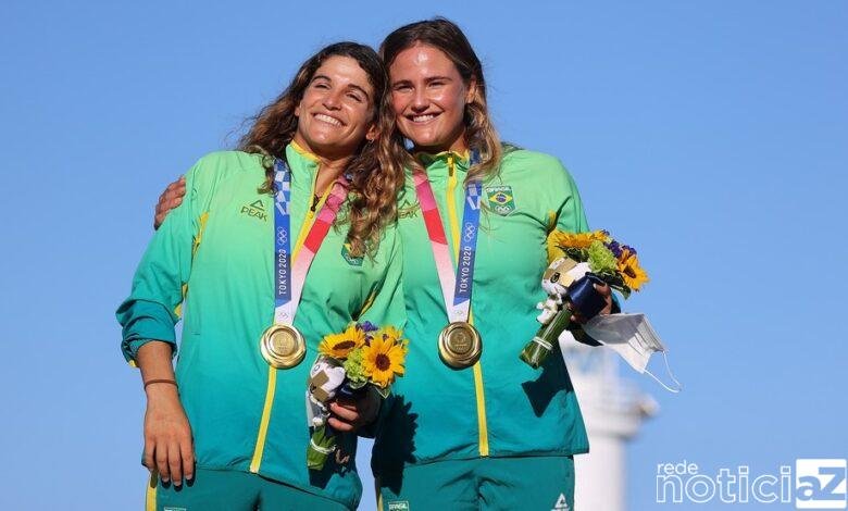 Martine Grael e Kahena Kunze repetem o feito na Rio 2016 e faturam o ouro na vela