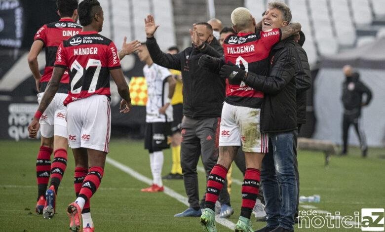 Corinthians é dominado pelo Flamengo e perde na Neo Química Arena