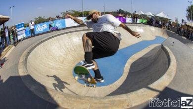 Medalhista olímpico Pedro Barros mostra talento na nova pista de skate de Jundiaí