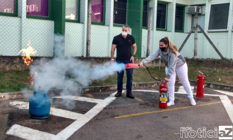 Treinamento contra incêndio no Hospital Universitário é feito