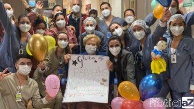 Glória Menezes recebe alta após tratamento contra a Covid-19