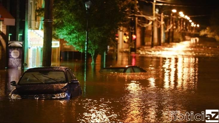 Sobre para 46 o número de mortos nos Estados Unidos por conta da tempestade Ida