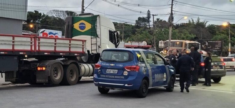 Carreta roubada é resgatada pela Guarda de Campo Limpo Paulista