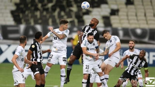 Marinho perde pênalti e Santos não sai do zero com o Ceará