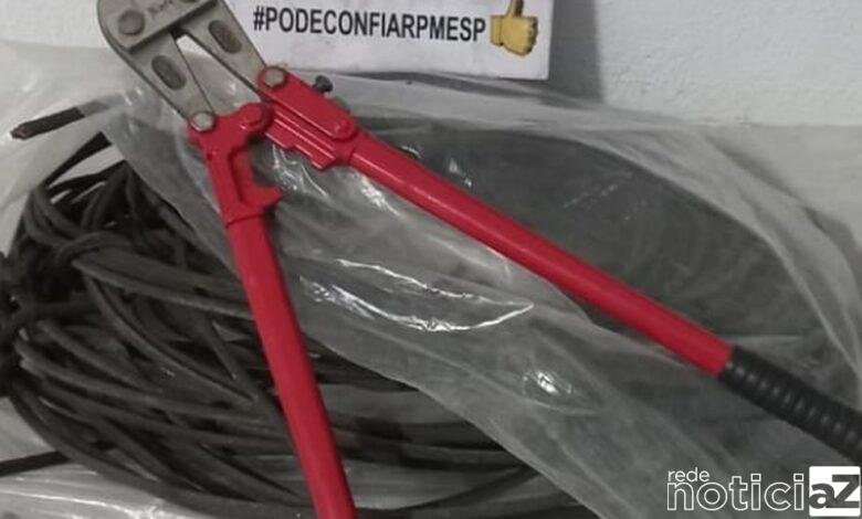 Trio é preso após furtarem fios de cobre em Itatiba