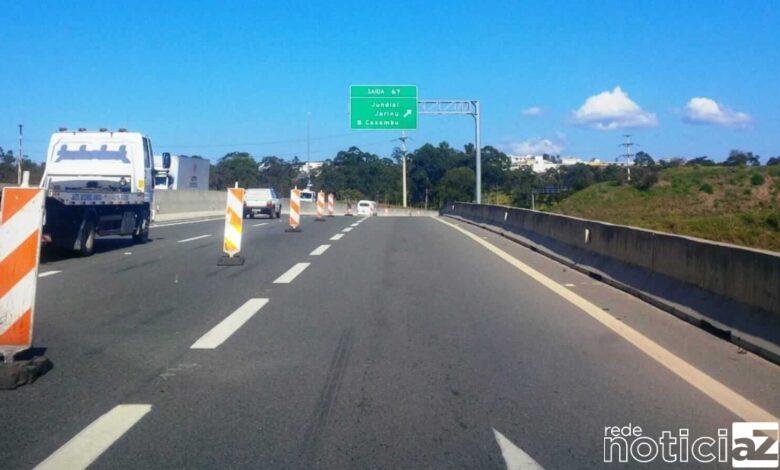 Motociclistas se envolvem em acidente em rodovia de Jundiaí