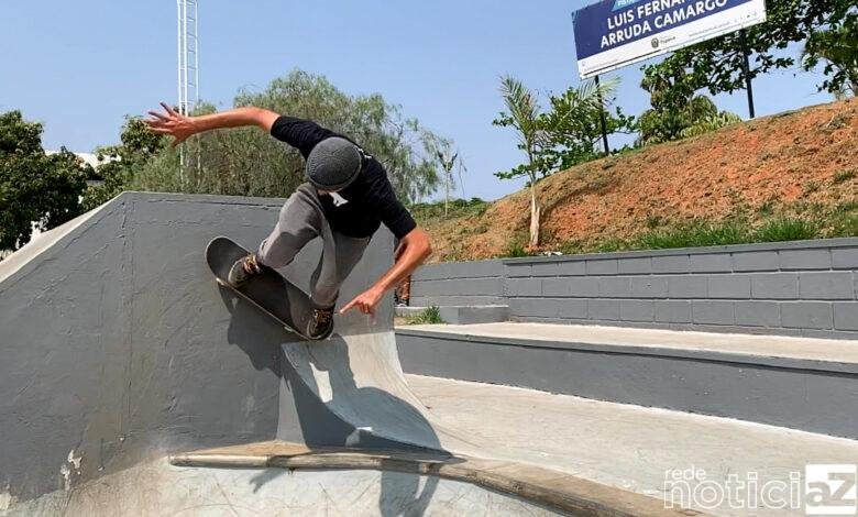 Nova pista de skate de Itupeva é aprovada por atletas profissionais