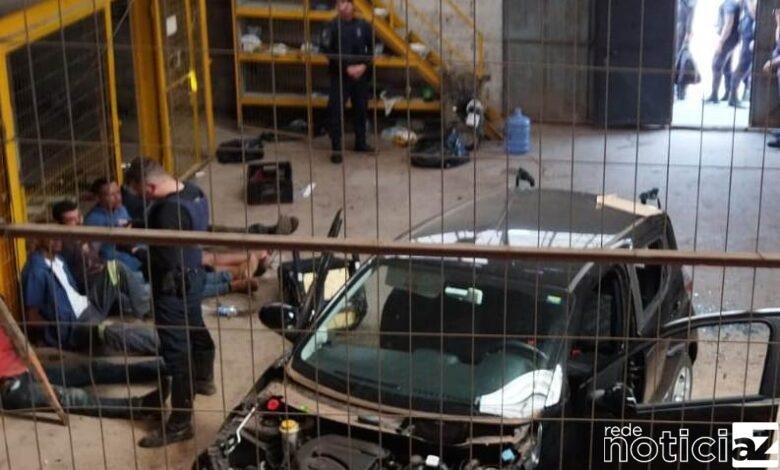 Guarda Municipal prende cinco pessoas por desmanche de veículos