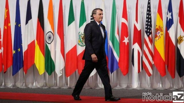 Bolsonaro vai à Roma para cúpula do G20, mas não participa