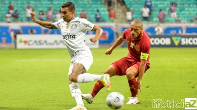 Palmeiras e Bahia não saem de um empate na Fonte Nova