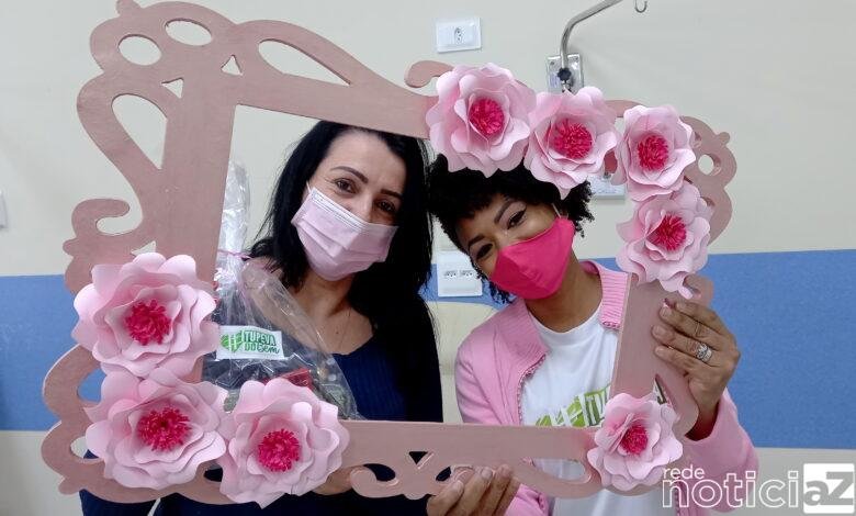 Pacientes com câncer do Hospital São Vicente ganham kits de beleza