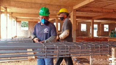 Obras na Clínica da Família Ponte São João avançam com superestrutura