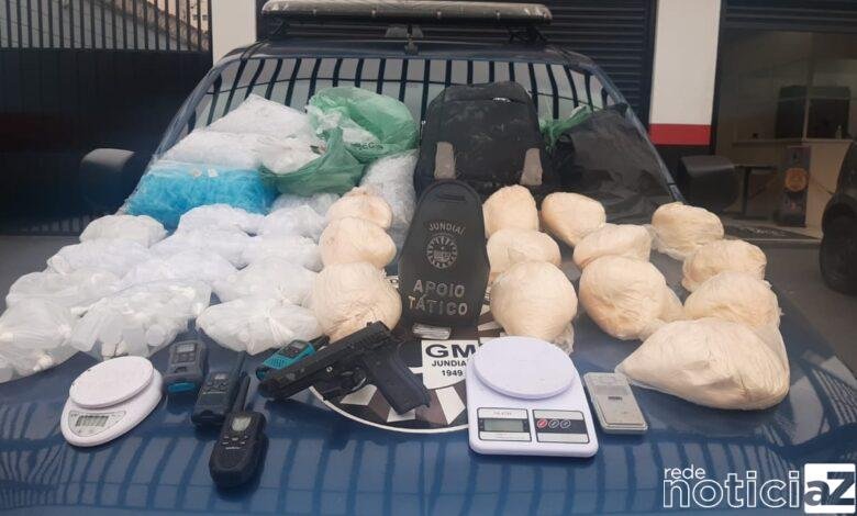 Cocaína é apreendida pela Guarda de Jundiaí dentro de casa abandonada