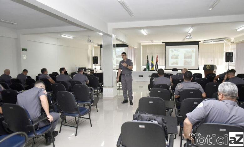 Polícia Militar faz treinamento na EGP Jundiaí