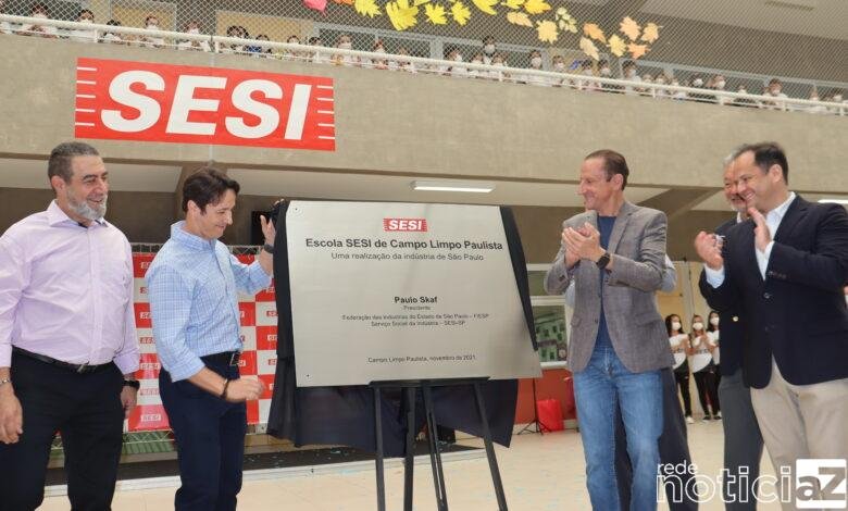 Unidade do SESI é inaugurado em Campo Limpo Paulista