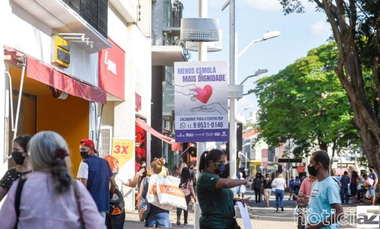 Campanha “Menos Esmola Mais Dignidade” é lançada em Jundiaí