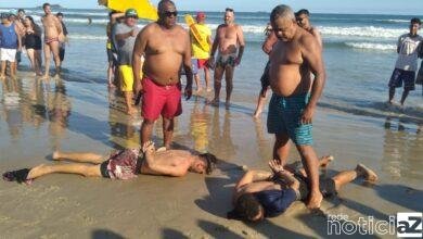 Policiais de folga apreendem adolescentes na praia