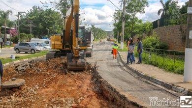 Recapeamento na Avenida das Indústrias