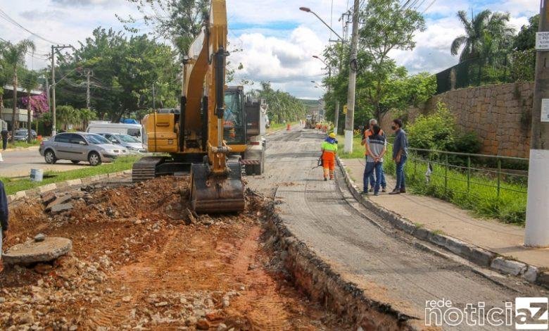 Recapeamento na Avenida das Indústrias