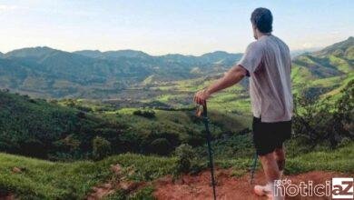 Marcos Mion cumpre promessa e vai a pé até Aparecida