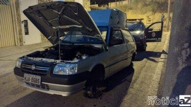 Apoio Tático prende rapaz depenando carro em Jundiaí