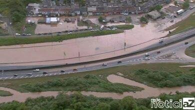 Chuva causa alagamento e interdição na Rodovia Anhanguera