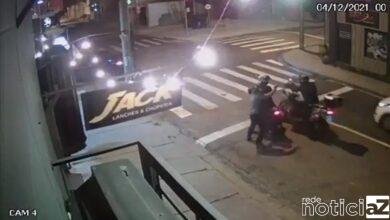 Roubo de moto é flagrado por câmeras de monitoramento em Jundiaí
