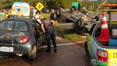Motorista provoca acidente e vai presa em Louveira